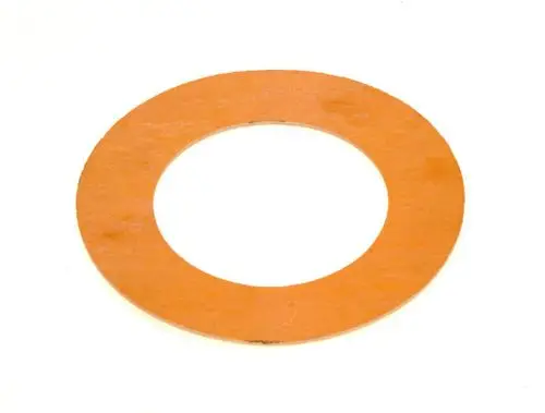 BOSCH Dichtung in Form eines runden O-Rings, orangefarben, mit innerem und äußerem Durchmesser, auf weißem Hintergrund.